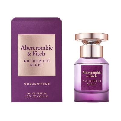 Abercrombie &amp; Fitch Authentic Night Parfumovaná voda pre ženy 30 ml