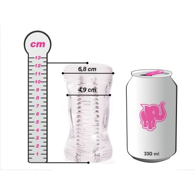 Sexy Elephant Clear Jack Masturbátor pre mužov 1 ks