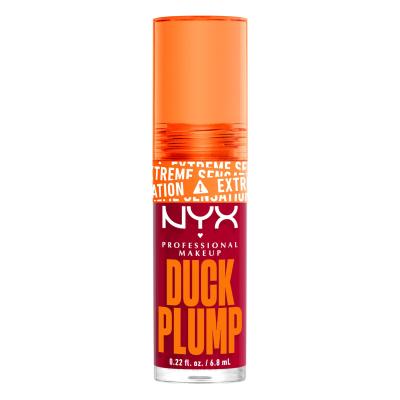 NYX Professional Makeup Duck Plump Lesk na pery pre ženy 6,8 ml Odtieň 14 Hall Of Flame