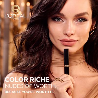 L&#039;Oréal Paris Color Riche Intense Volume Matte Nudes of Worth Rúž pre ženy 1,8 g Odtieň 601 Worth It