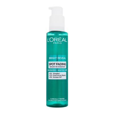 L'Oréal Paris Bright Reveal Spot Fading Serum-In-Cleanser Čistiaci gél 150 ml