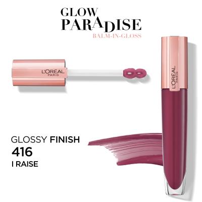 L&#039;Oréal Paris Glow Paradise Balm In Gloss Lesk na pery pre ženy 7 ml Odtieň 416 Raise