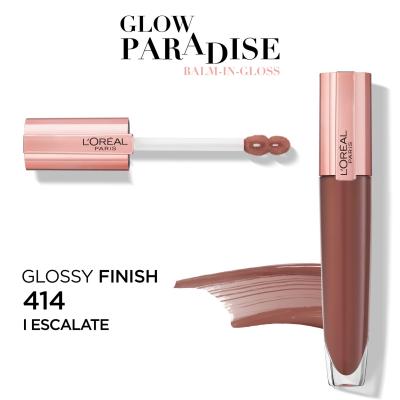 L&#039;Oréal Paris Glow Paradise Balm In Gloss Lesk na pery pre ženy 7 ml Odtieň 414 Escalate