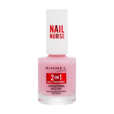Rimmel London Nail Nurse 2in1 Strenghtening Base Coat Lak na nechty pre ženy 12 ml