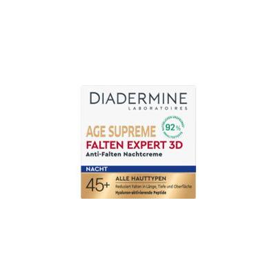 Diadermine Age Supreme Wrinkle Expert 3D Night Cream Nočný pleťový krém pre ženy 50 ml