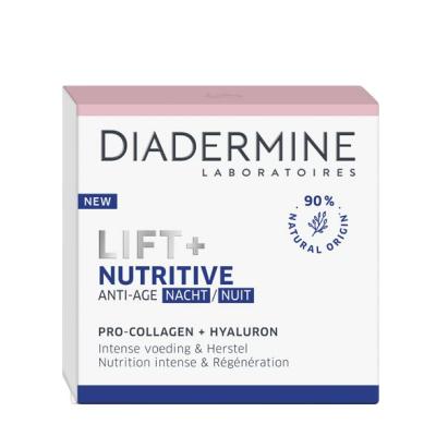 Diadermine Lift+ Nutri-Lifting Anti-Age Night Cream Nočný pleťový krém pre ženy 50 ml