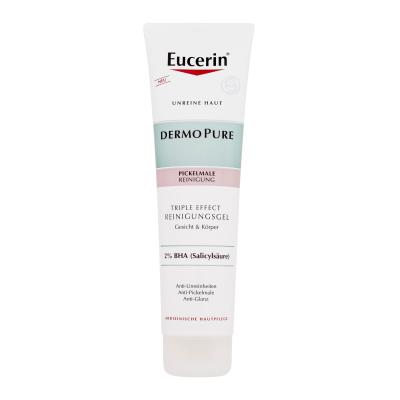 Eucerin DermoPure Triple Effect Cleansing Gel Čistiaci gél pre ženy 150 ml
