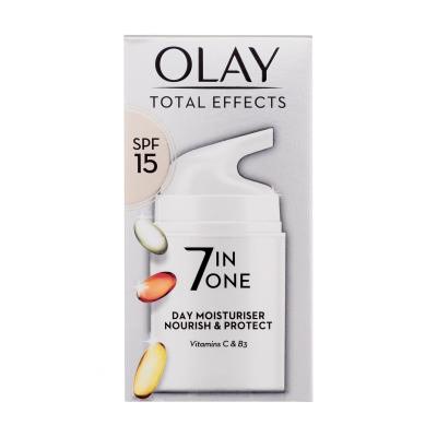 Olay Total Effects 7 In One Day Moisturiser Nourish & Protect SPF15 Denný pleťový krém pre ženy 50 ml