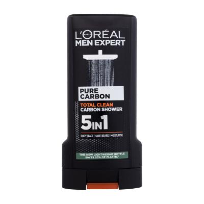 L&#039;Oréal Paris Men Expert Pure Carbon 5in1 Sprchovací gél pre mužov 300 ml