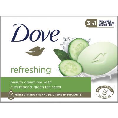 Dove Refreshing Beauty Cream Bar Tuhé mydlo pre ženy 90 g