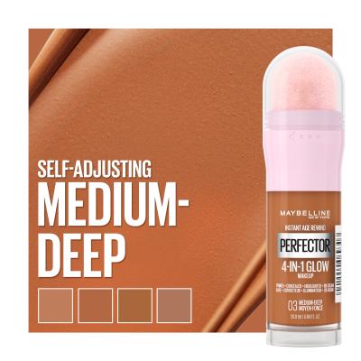 Maybelline Instant Anti-Age Perfector 4-In-1 Glow Make-up pre ženy 20 ml Odtieň 03 Medium Deep