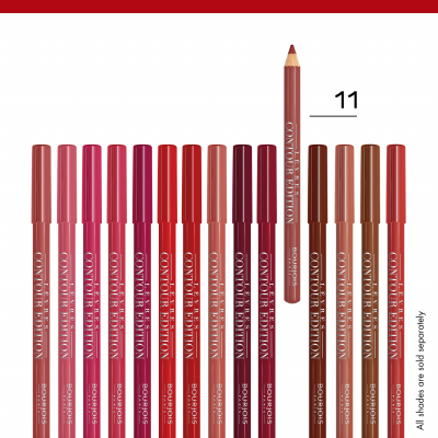 BOURJOIS Paris Contour Edition Ceruzka na pery pre ženy 1,14 g Odtieň 11 Funky Brown