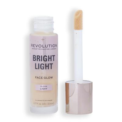 Makeup Revolution London Bright Light Face Glow Make-up pre ženy 23 ml Odtieň Gleam Light