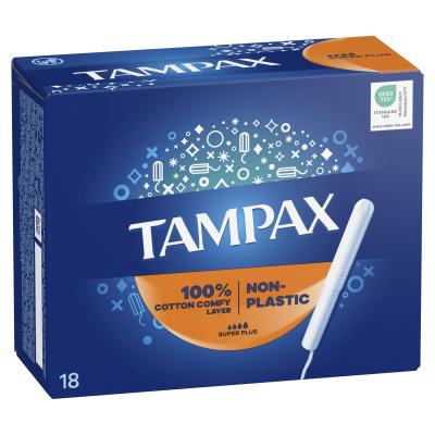 Tampax Non-Plastic Super Plus Tampón pre ženy Set