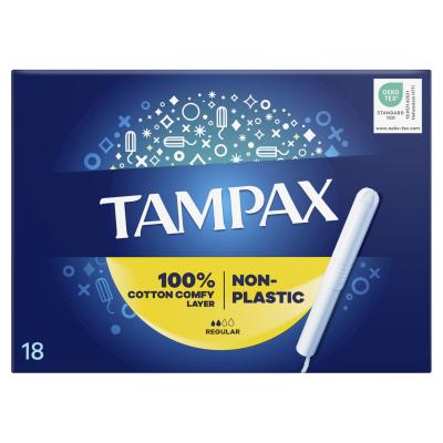 Tampax Non-Plastic Regular Tampón pre ženy Set