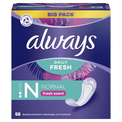 Always Daily Fresh Normal Fresh Scent Slipová vložka pre ženy Set
