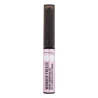 Rimmel London Wonder'Freeze Brow Lamination Gel Gél a pomáda na obočie pre ženy 6 g Odtieň 001 Clear
