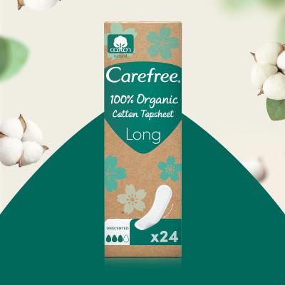 Carefree Organic Cotton Long Slipová vložka pre ženy Set