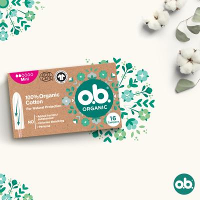 o.b. Organic Mini Tampón pre ženy Set