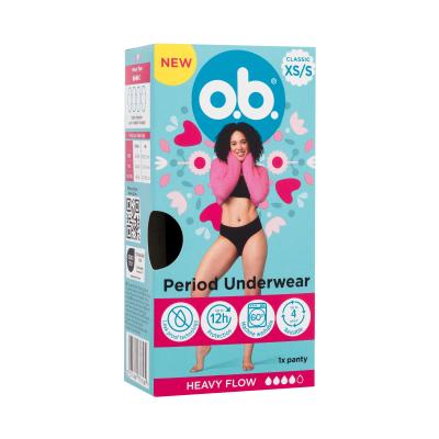 o.b. Period Underwear XS/S Menštruačné nohavičky pre ženy 1 ks