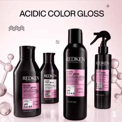 Redken Acidic Color Gloss Activated Glass Gloss Treatment Pre lesk vlasov pre ženy 237 ml poškodená krabička