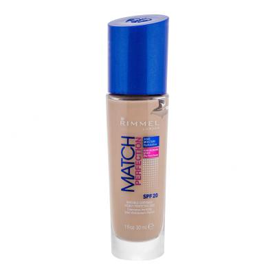 Rimmel London Match Perfection SPF20 Make-up pre ženy 30 ml Odtieň 010 Light Porcelain