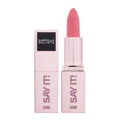 Gabriella Salvete Say It! Shine Rúž pre ženy 3,8 g Odtieň 01