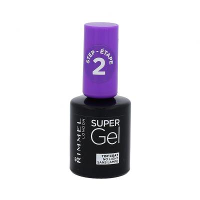 Rimmel London Super Gel Top Coat Lak na nechty pre ženy 12 ml