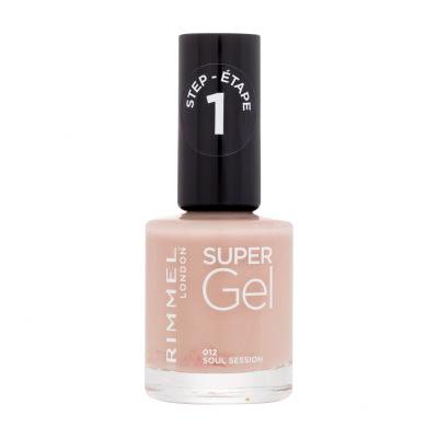 Rimmel London Super Gel STEP1 Lak na nechty pre ženy 12 ml Odtieň 012 Soul Session