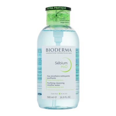 BIODERMA Sébium H₂O With Dispenser Micelárna voda pre ženy 500 ml
