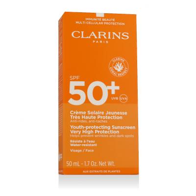 Clarins Sun Care Youth-Protecting Face Sunscreen SPF50+ Opaľovací prípravok na tvár pre ženy 50 ml