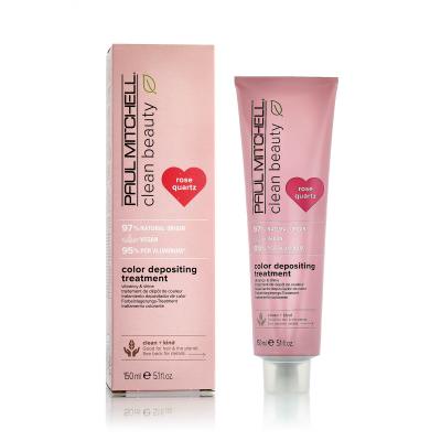 Paul Mitchell Clean Beauty Color Protect Color Depositing Treatment Maska na vlasy pre ženy 150 ml Odtieň Rose Quartz