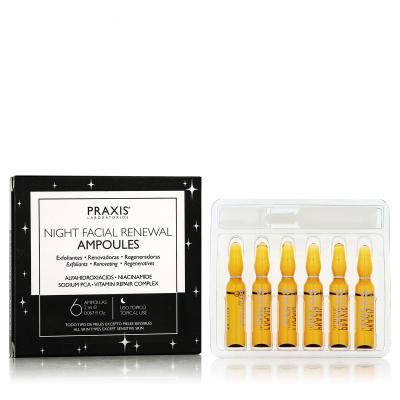 Praxis Laboratorios Night Facial Renewal Ampoules Pleťové sérum 6x2 ml