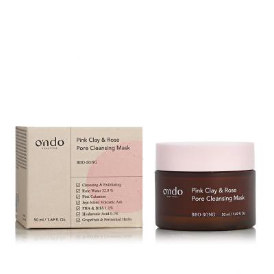 Ondo Beauty 36.5 BBO-SONG Pink Clay &amp; Rose Pore Cleansing Mask Pleťová maska 50 ml