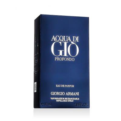 Giorgio Armani Acqua di Giò Profondo 2024 Parfumovaná voda pre mužov Naplniteľný 50 ml