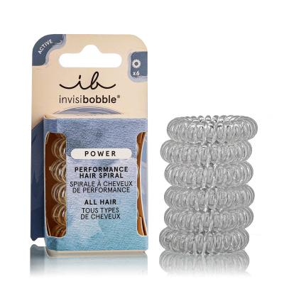 Invisibobble Power Performance Hair Spiral Gumička na vlasy pre ženy Odtieň Crystal Clear Set