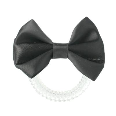 Invisibobble Bowtique Spiral Hair Ring Gumička na vlasy pre ženy 1 ks Odtieň True Black