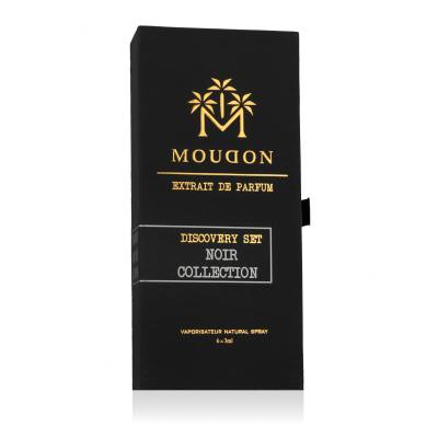 Moudon Discovery Set Noir Collection Darčeková kazeta parfumový extrakt 6 x 3 ml