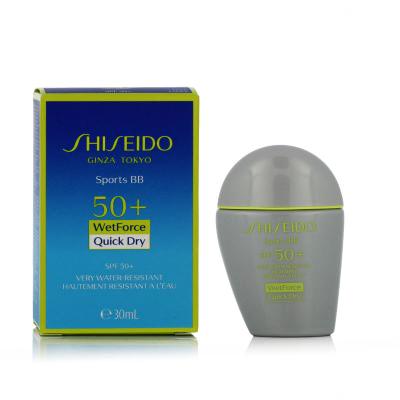 Shiseido Sports BB WetForce SPF50+ BB krém pre ženy 30 ml Odtieň Dark