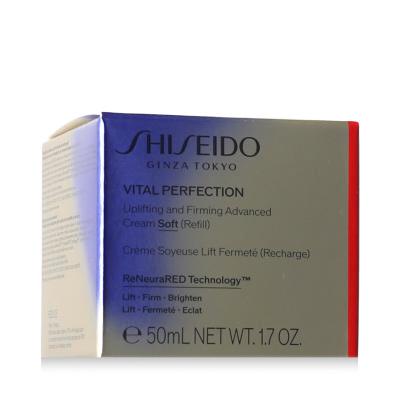 Shiseido Vital Perfection Uplifting &amp; Firming Advanced Cream Soft Denný pleťový krém pre ženy Náplň 50 ml