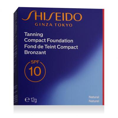 Shiseido Sun Protection Tanning Compact Foundation SPF10 Make-up pre ženy 12 g Odtieň Natural