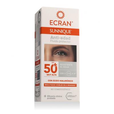 Ecran Sunnique Anti-Aging Protective Fluid SPF50+ Opaľovací prípravok na tvár 50 ml