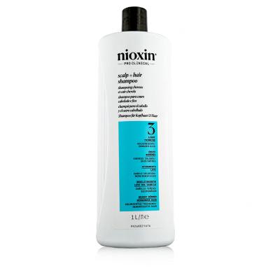 Nioxin System 3 Scalp + Hair Shampoo Šampón pre ženy 1000 ml