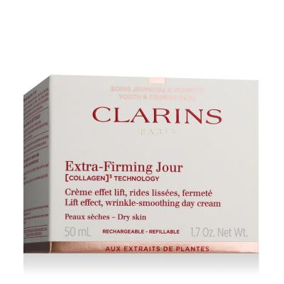 Clarins Extra-Firming Jour Lift Effect, Wrinkle Smoothing Day Cream Denný pleťový krém pre ženy Naplniteľný 50 ml