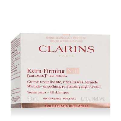Clarins Extra-Firming Nuit Wrinkle Smoothing Revitalizing Night Cream Nočný pleťový krém pre ženy Naplniteľný 50 ml