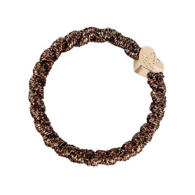 By Eloise London Gold Heart Gumička na vlasy pre ženy 1 ks Odtieň Bronze