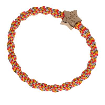 By Eloise London Metallic Gold Star Gumička na vlasy pre ženy 1 ks Odtieň Tropicana