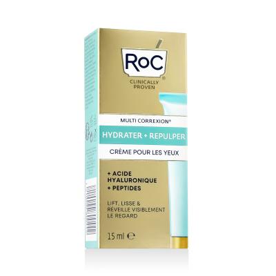 RoC Multi Correxion Hydrate + Plump Eye Cream Očný krém pre ženy 15 ml