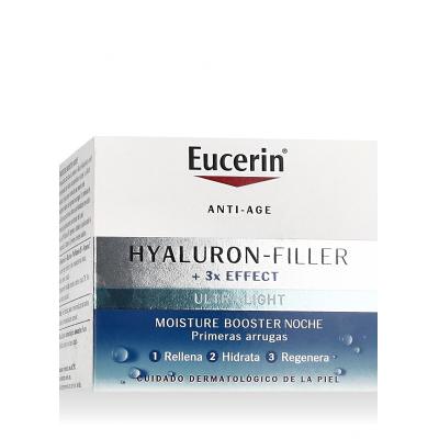 Eucerin Hyaluron-Filler + 3x Effect Moisture Booster Night Nočný pleťový krém pre ženy 50 ml