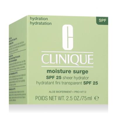 Clinique Moisture Surge Sheer Hydrator SPF25 Denný pleťový krém pre ženy 75 ml